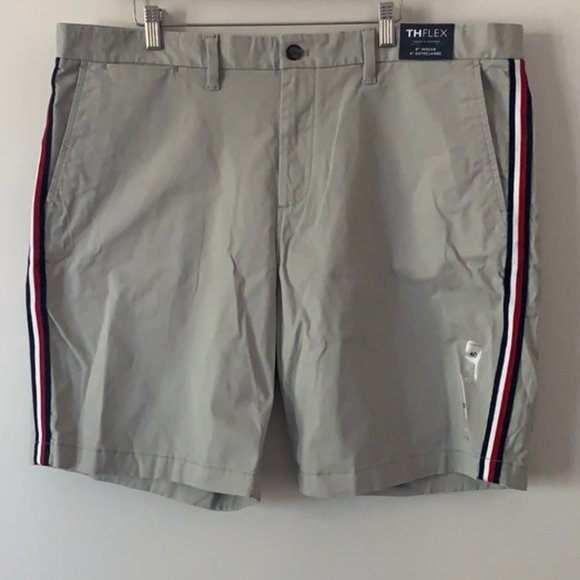 Tommy Hilfiger Flex Men’s Khaki Shorts Size 40 - Picture 3 of 13